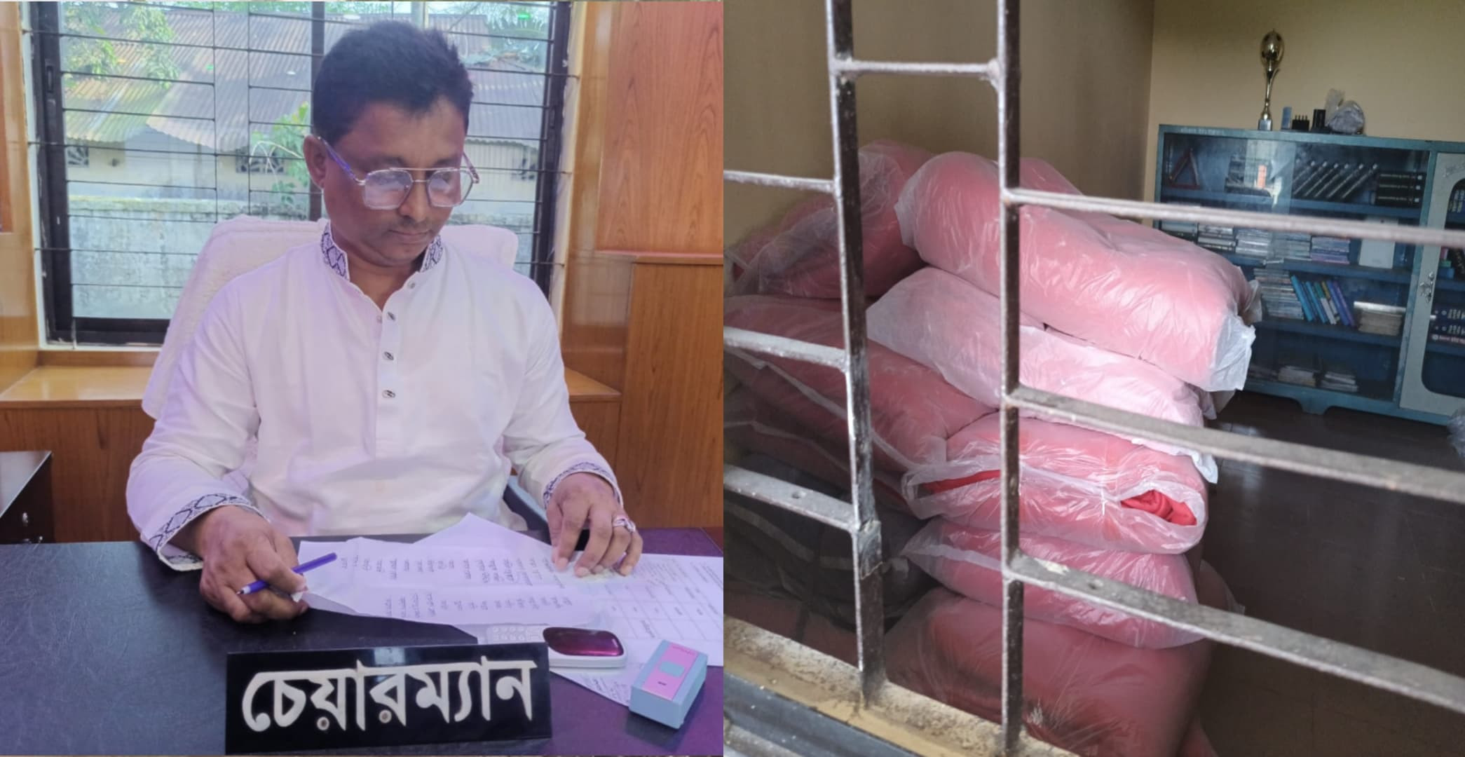 নাজিরাবাদ ইউনিয়নে কম্বল বিতরণে স্বচ্ছতা বজায় রেখে বিতরনের দা...